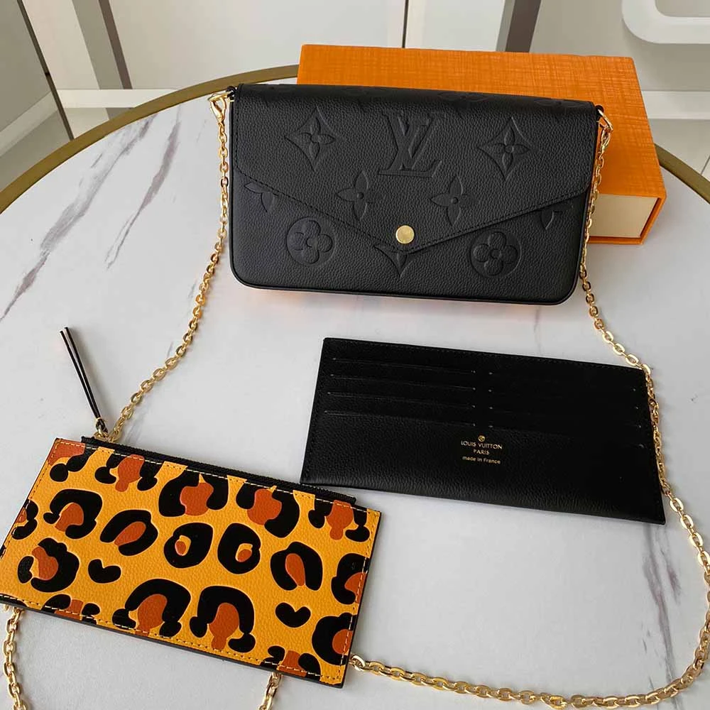 Louis Vuitton AAA-Leopard Felicie Pochette M64065 1 0-3