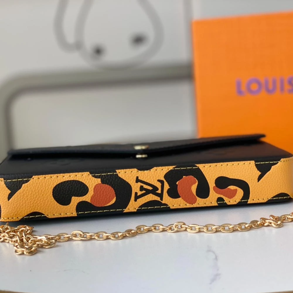 Louis Vuitton AAA-Leopard Felicie Pochette M64065 2 1-1
