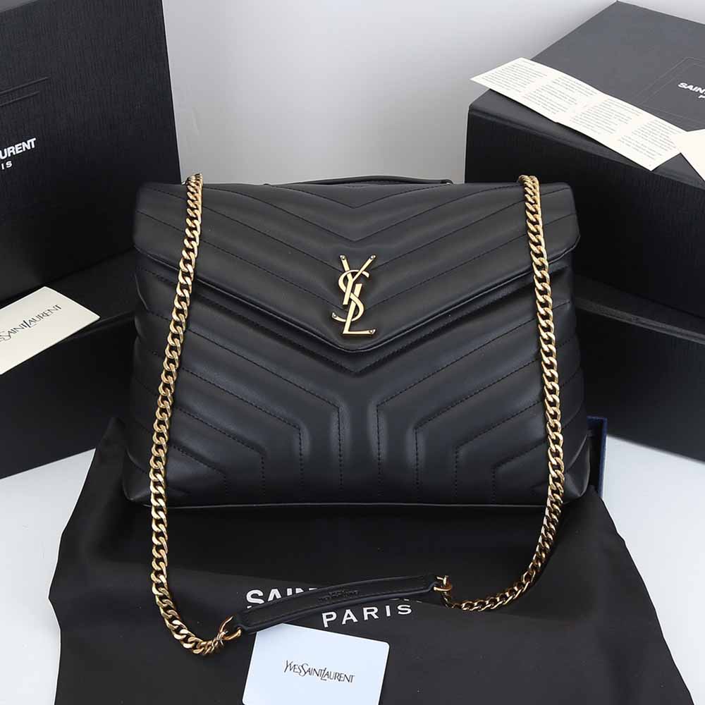 YSL LOULOU MEDIUM BAG IN MATELASSe “Y” LEATHER 1805