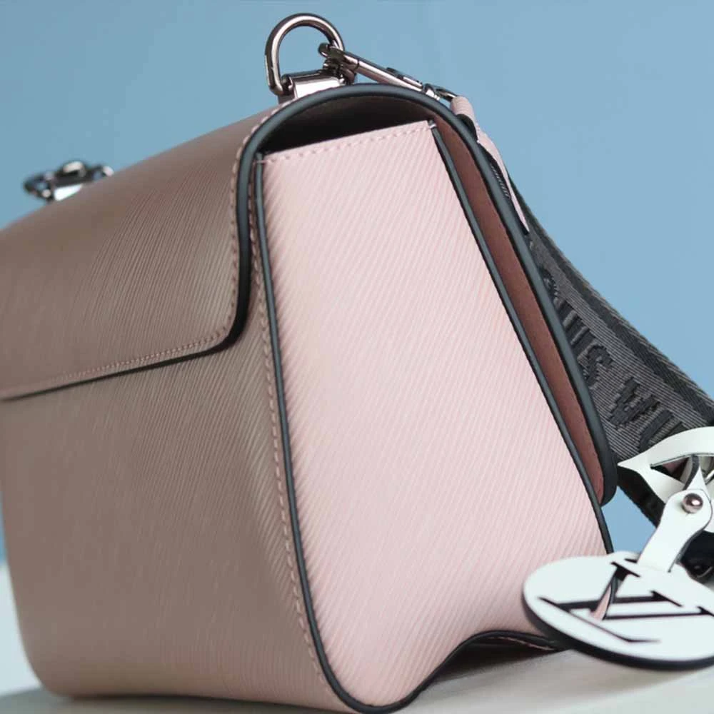 Louis Vuitton TWIST MM M56628 BLACK/WHITE/PINK 11 13-1