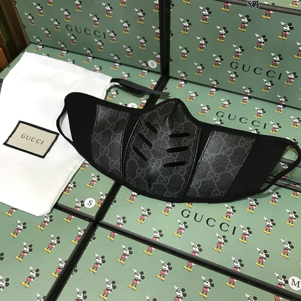 Gucci Fashion Designer Lux Leather Mask Black 1 Gucci Fashion Designer Lux Leather Mask Black