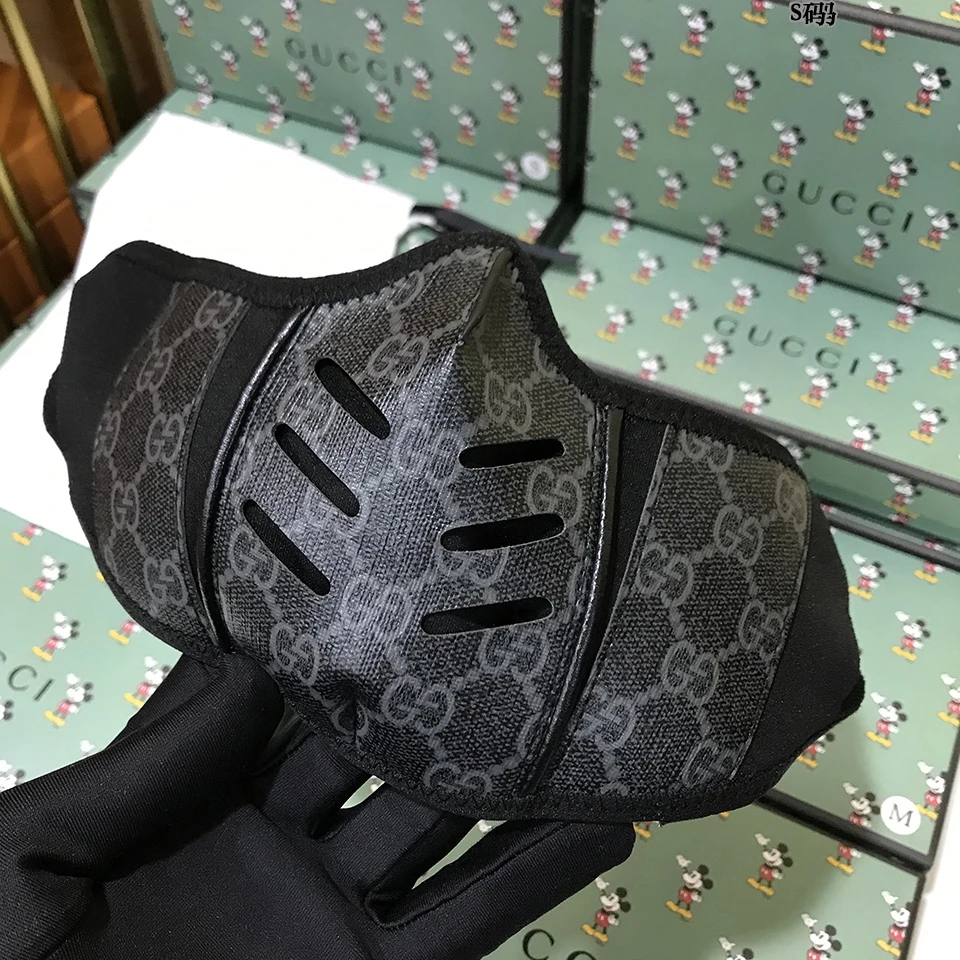 Gucci Fashion Designer Lux Leather Mask Black 3 Gucci Fashion Designer Lux Leather Mask Black