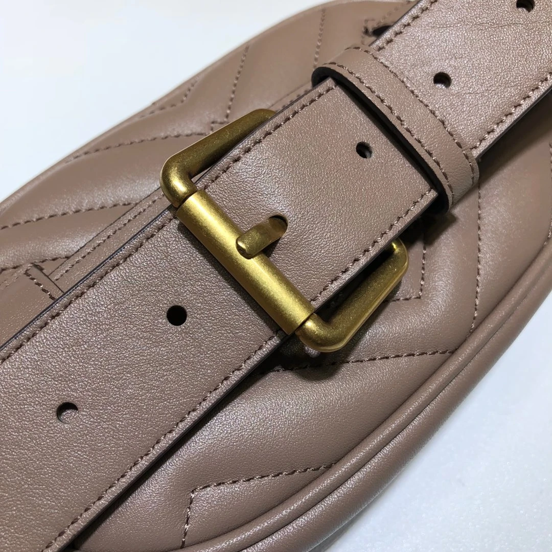 Gucci Marmont Matelasse Leather Belt Bag 476434 5 13252062317787992
