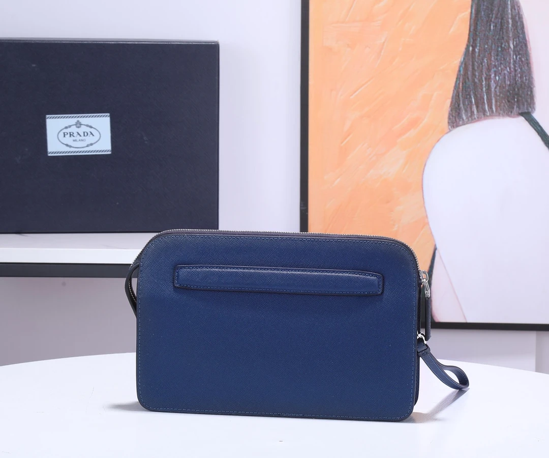 Prada Saffiano Leather Pouch 0058 5 Prada Saffiano Leather Pouch 0058