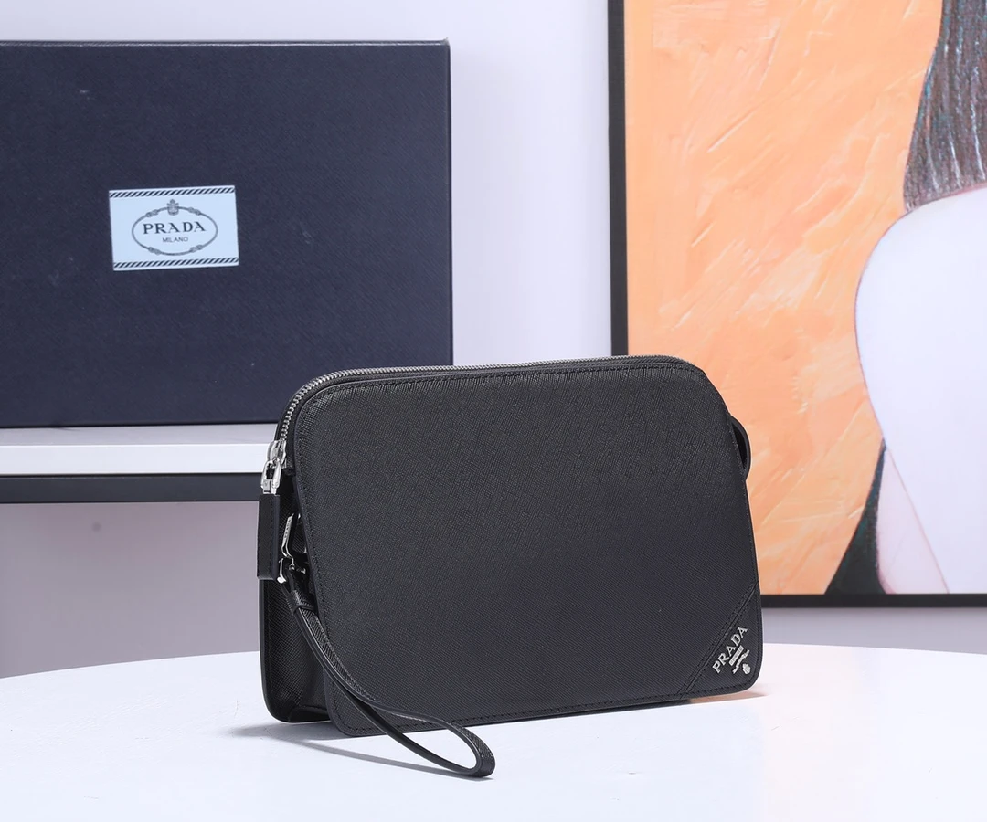 Prada Saffiano Leather Pouch 0058 9 Prada Saffiano Leather Pouch 0058