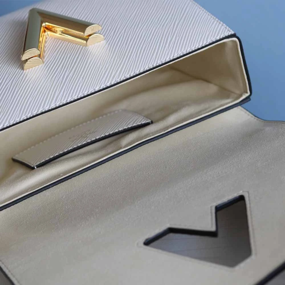 Louis Vuitton TWIST MM M56628 BLACK/WHITE/PINK 12 15-1