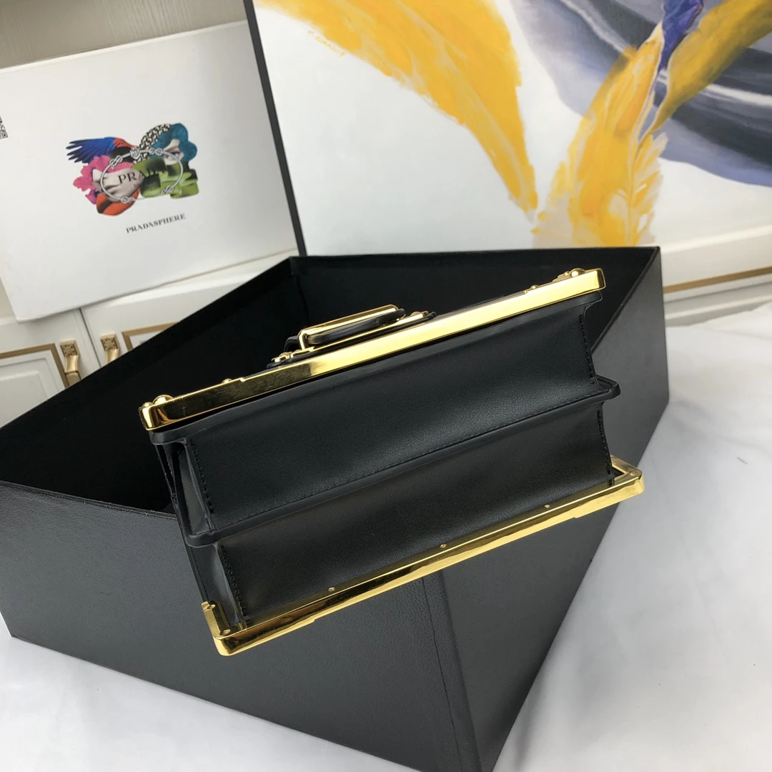 Prada Leather Cahier Bag 1BD045 9 BD