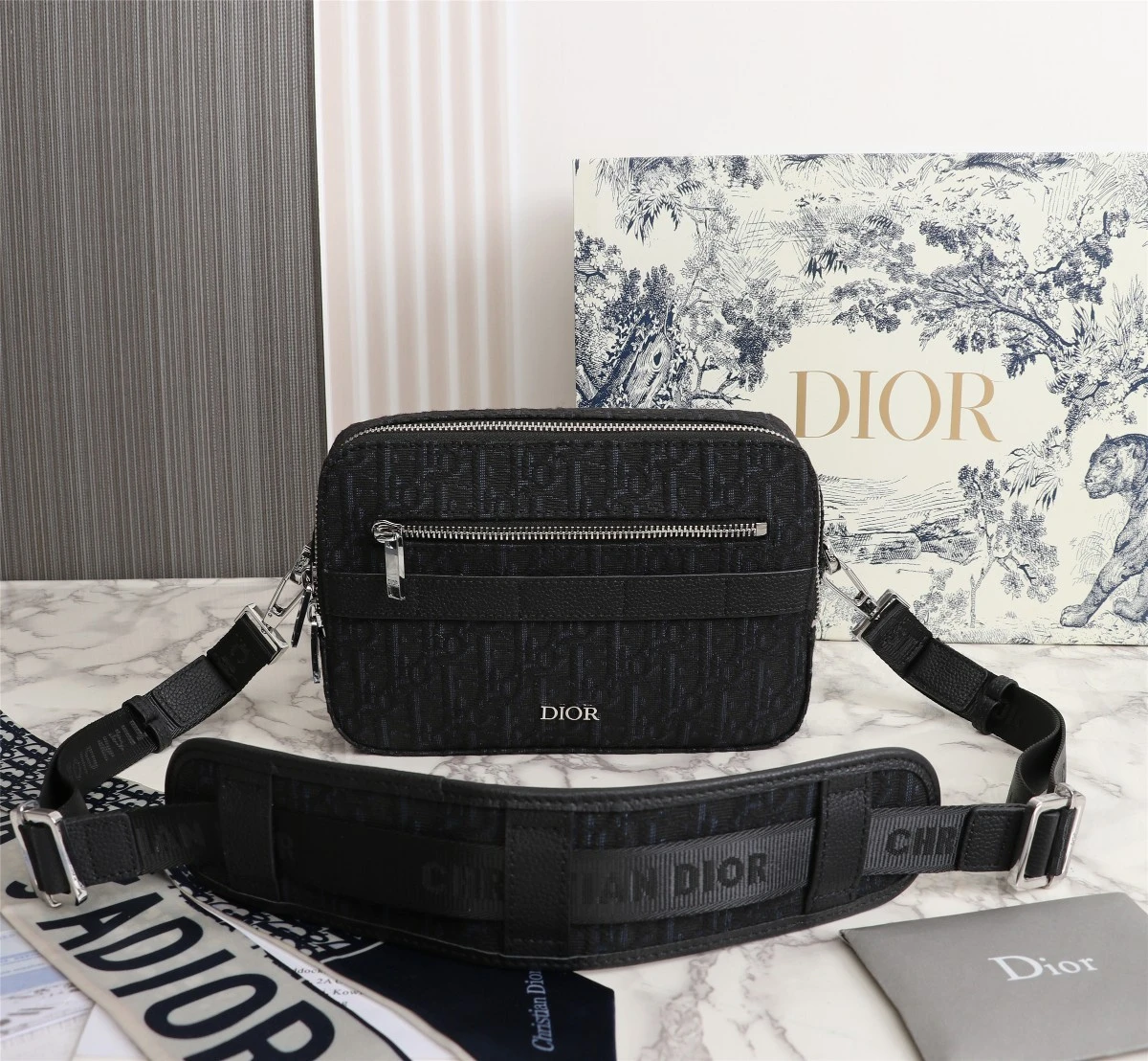 Dior Safari Messenger Bag Black/Beige 1 ESPO