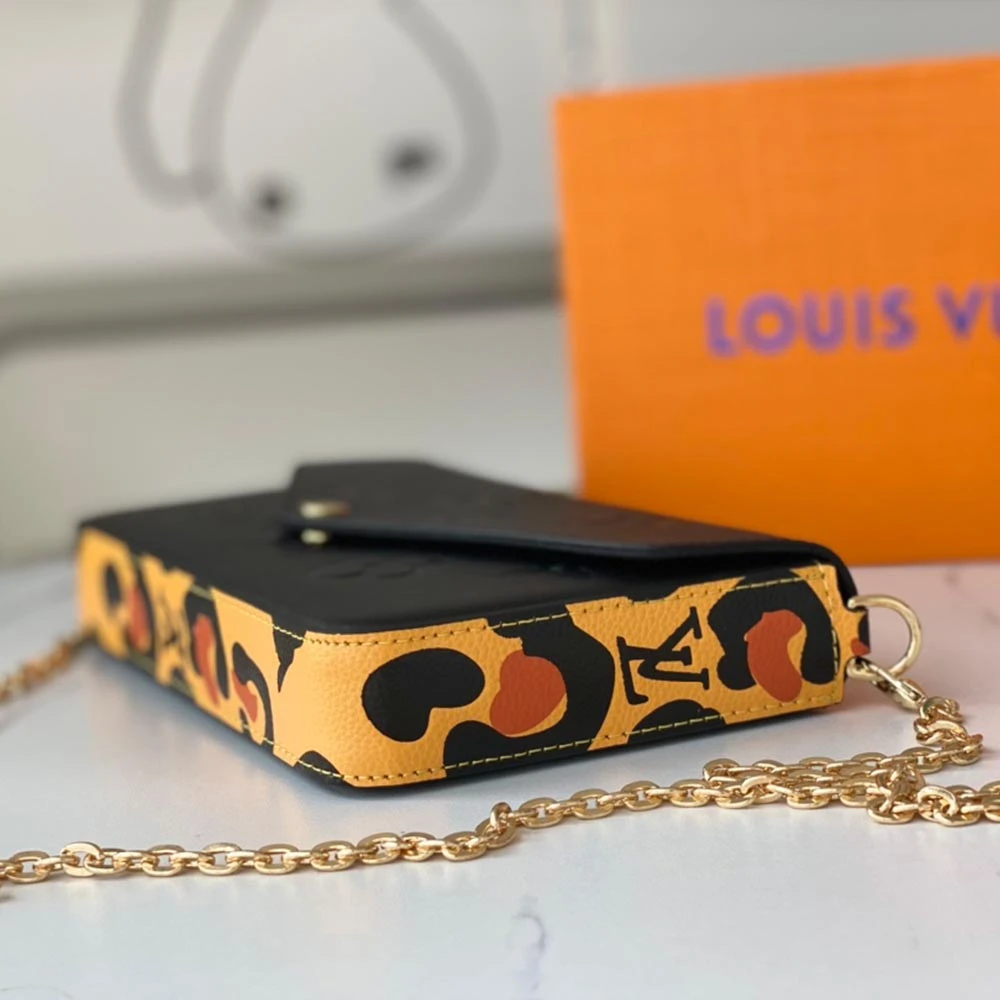 Louis Vuitton AAA-Leopard Felicie Pochette M64065 3 2-1