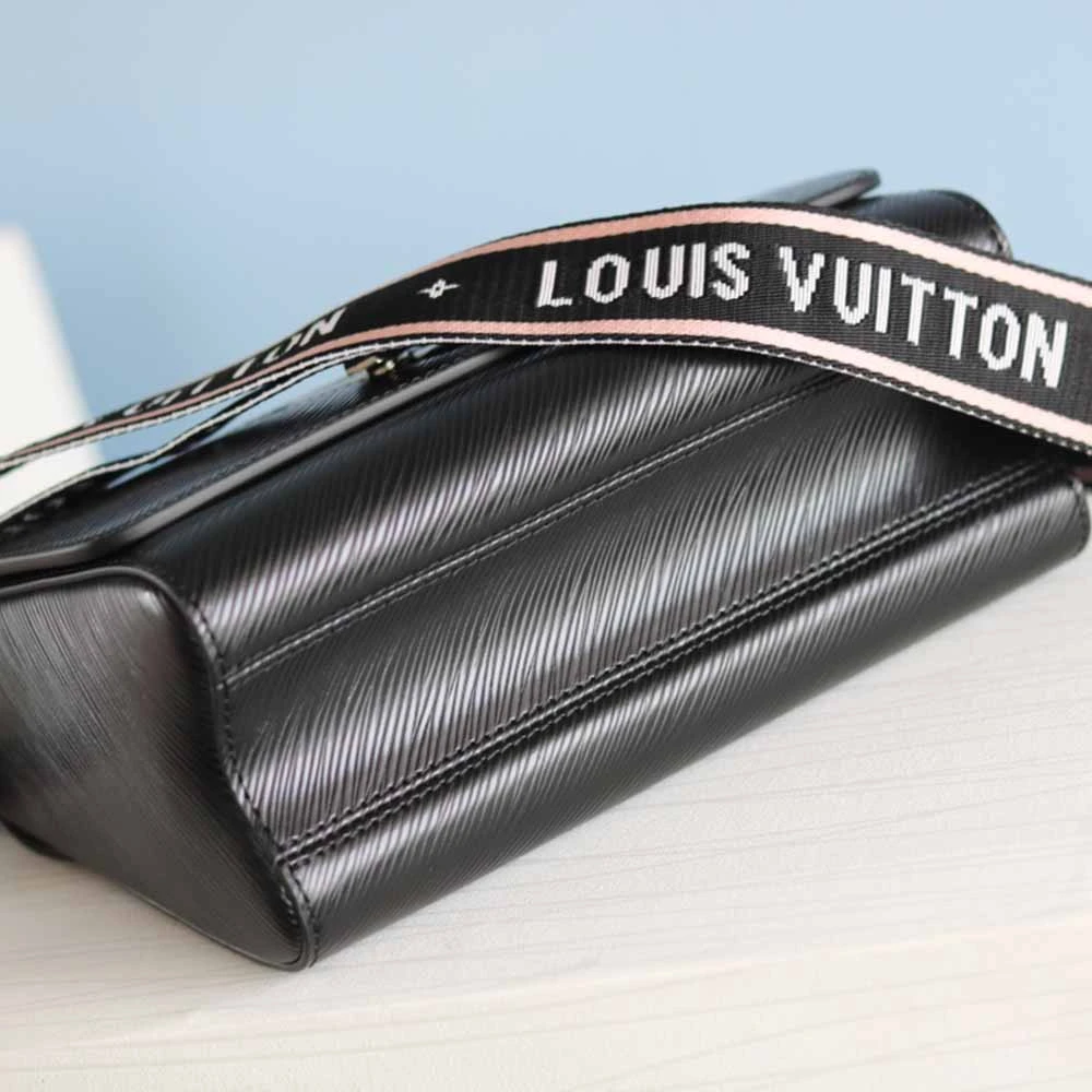 Louis Vuitton TWIST MM M56628 BLACK/WHITE/PINK 4 2-4