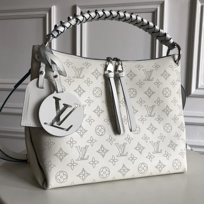 Louis Vuitton AAA-BEAUBOURG HOBO MM-M56201 WHITE 9 20200616_211107_001