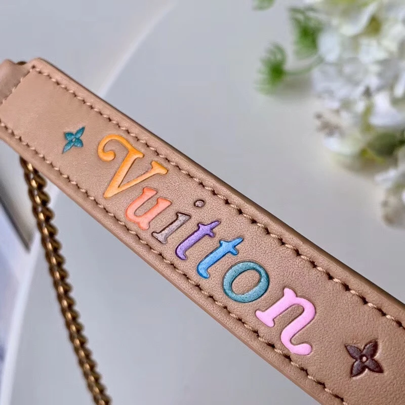 Louis Vuitton NEW WAVE CHAIN POCHETTE-M68479 BROWN 7 20200617_210328_065