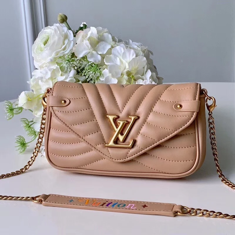Louis Vuitton NEW WAVE CHAIN POCHETTE-M68479 BROWN 1 20200617_210328_071