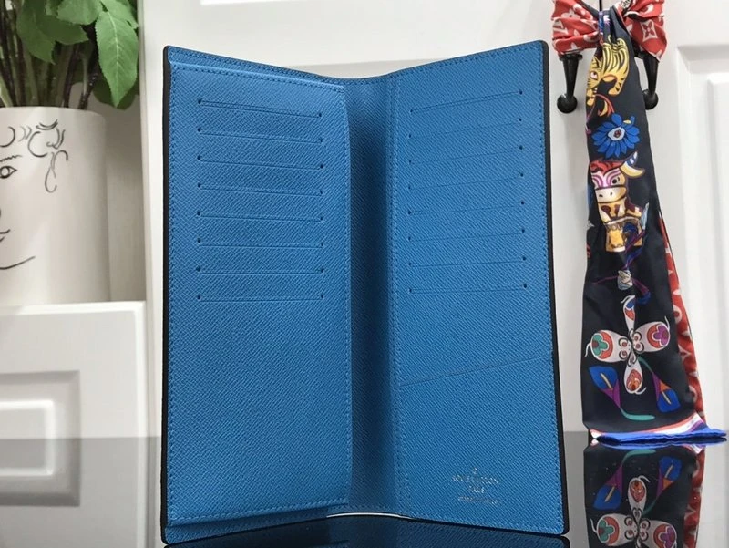 Louis Vuitton Brazza Wallet Blue Monogram 4 20200910_190240_113