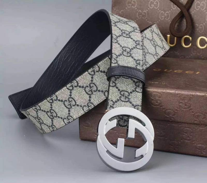 Gucci BELT 400360- SILVER BUCKLE 38MM 1 20201012_210131_002