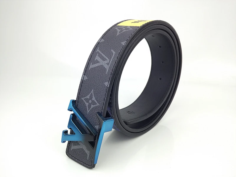 Louis Vuitton BELT L192-80 38MM BLUE 4 20201027_185524_057