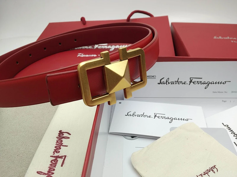 Ferragamo F BELT F299-75 25MM RED 3 20201119_175249_006