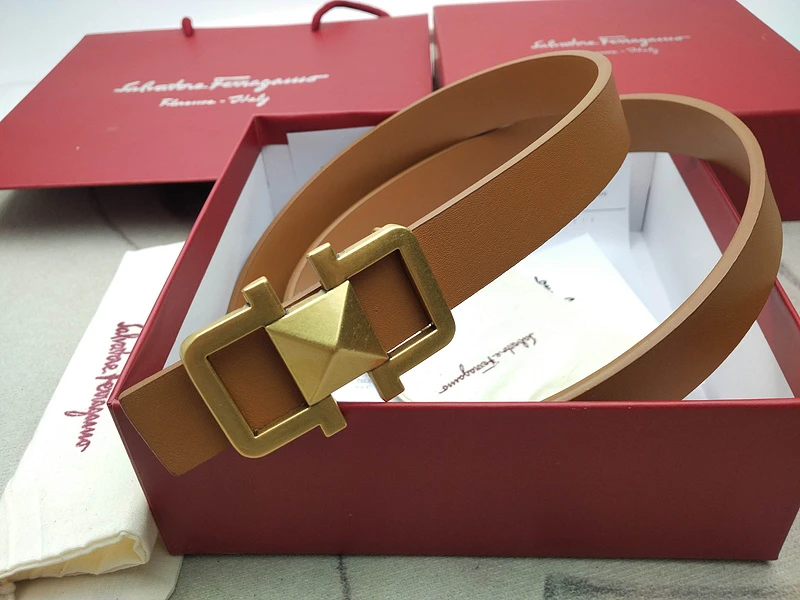 Ferragamo F BELT F298-75 25MM CHAMPAGNE 2 20201119_175328_010