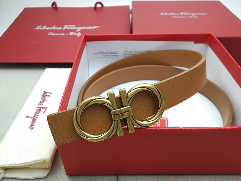 Ferragamo F BELT F294-75 25MM CHAMPAGNE 2 20201119_180338_025