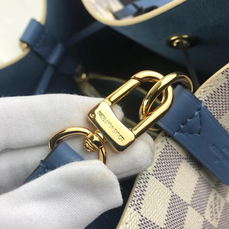 Louis Vuitton NeONOe MM M44022 WHITE PLAID 3 20201221_212403_048