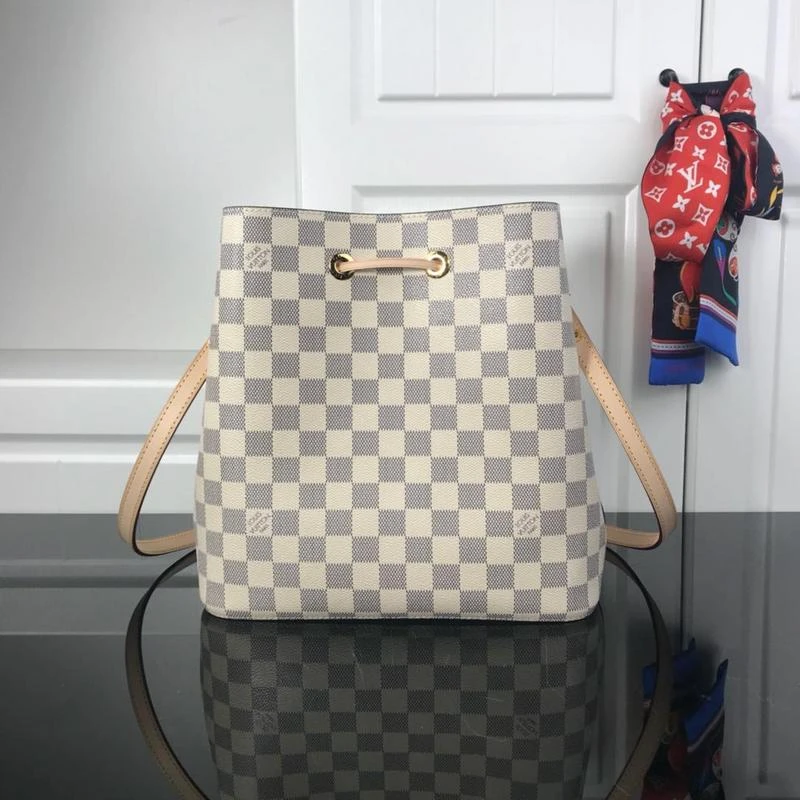 Louis Vuitton NeONOe MM M44022 WHITE PLAID 11 20201222_140757_006