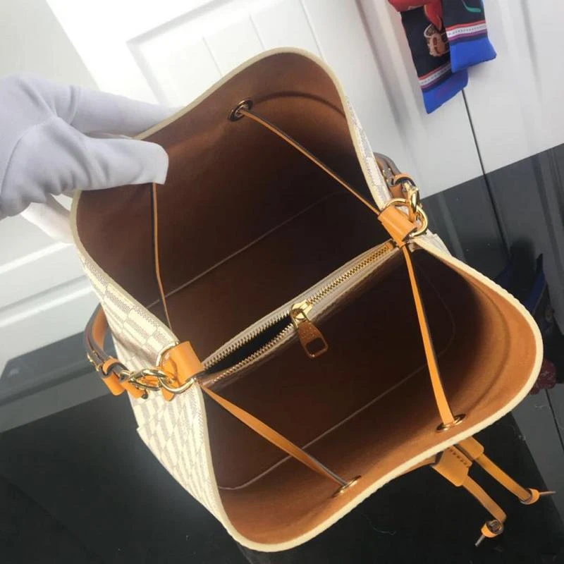 Louis Vuitton NeONOe MM M44022 WHITE PLAID 14 20201222_141017_009