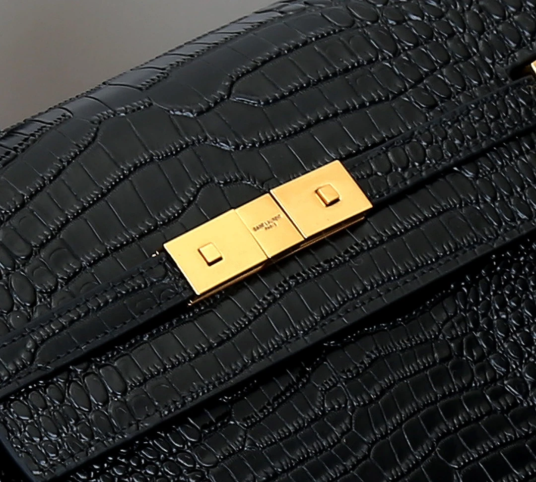 YSL MANHATTAN SHOULDER BAG IN CROCODILE-EMBOSSED SHINY LEATHER 2021 4 2021-4