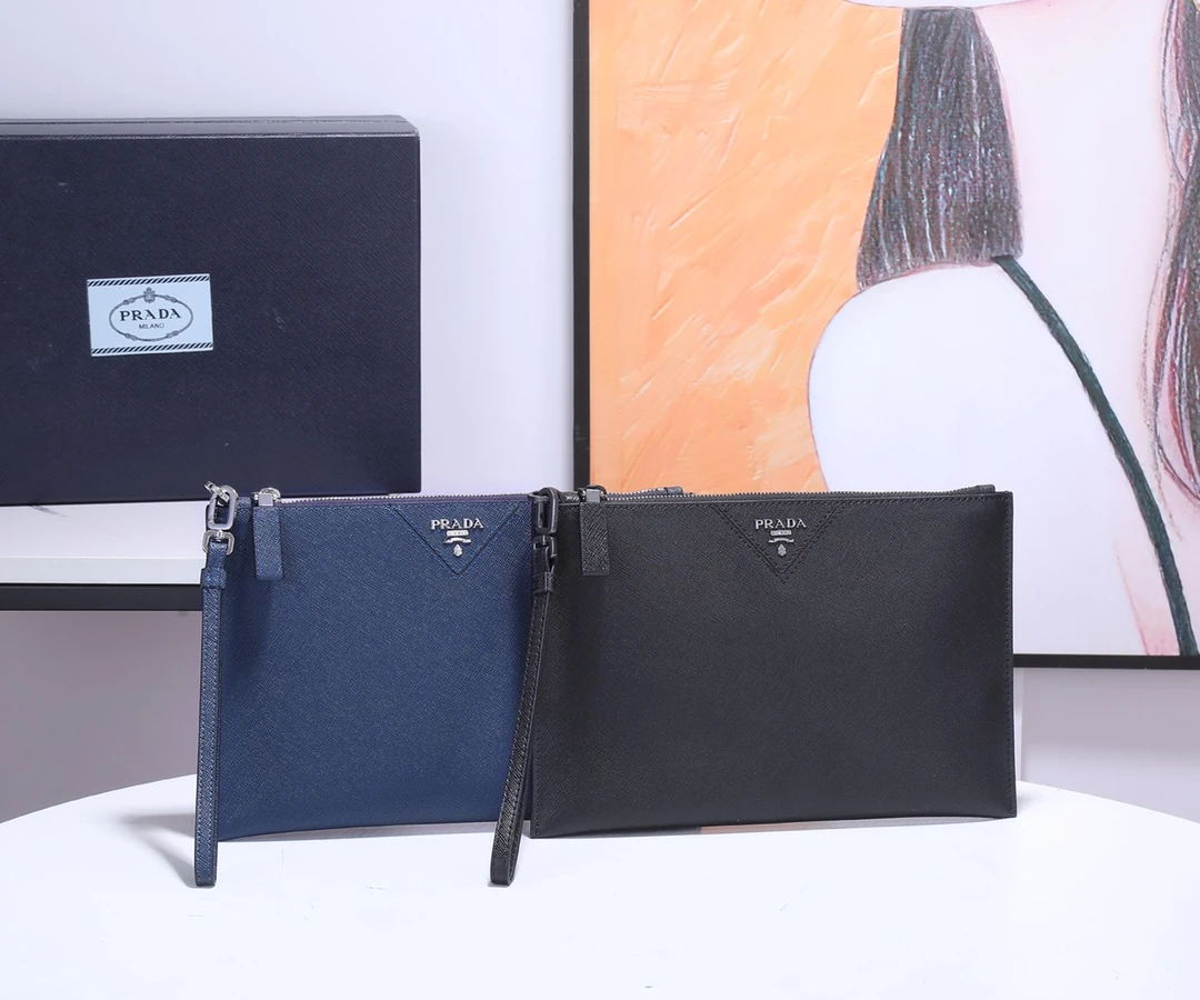 Prada AAA-Saffiano Leather Pouch 2NG016 1 NG