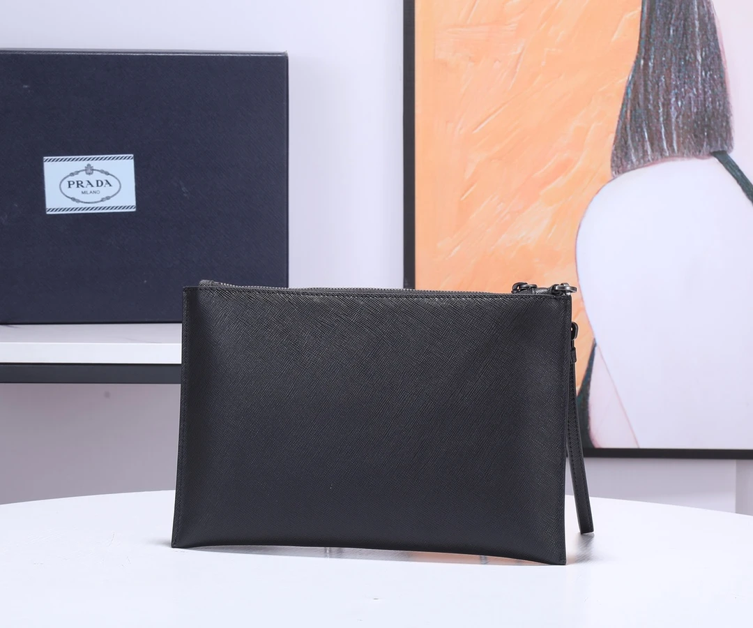Prada AAA-Saffiano Leather Pouch 2NG016 4 NG