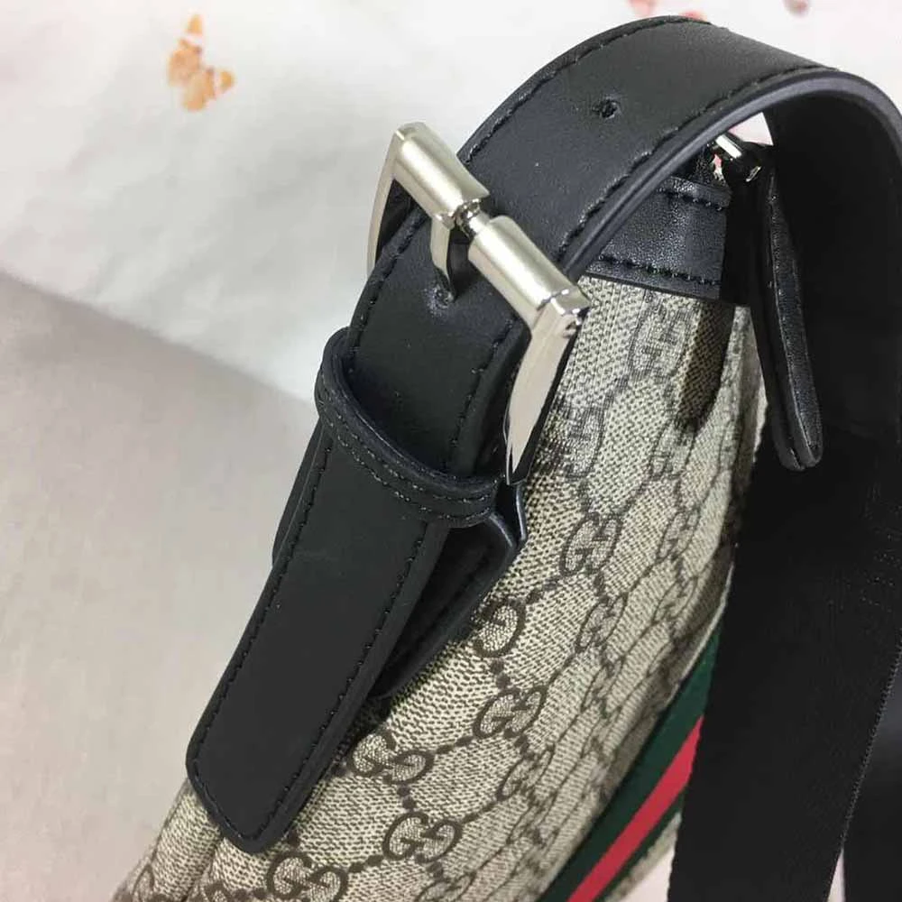 Gucci Shoulder Crossbody bag Black/Grey 387111 6 387111-6