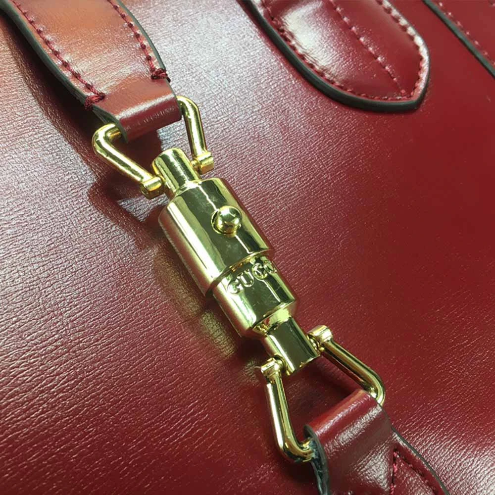 Gucci Jackie 1961 large tote bag 649015 RED/BLACK/GREY 6 4-1-1