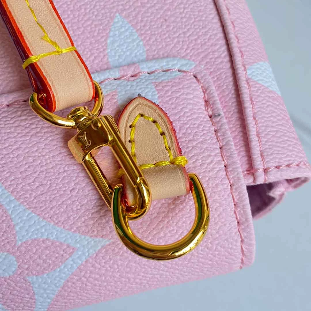 Louis Vuitton TINY BACKPACK M45764 PINK/BLUE 5 4-3
