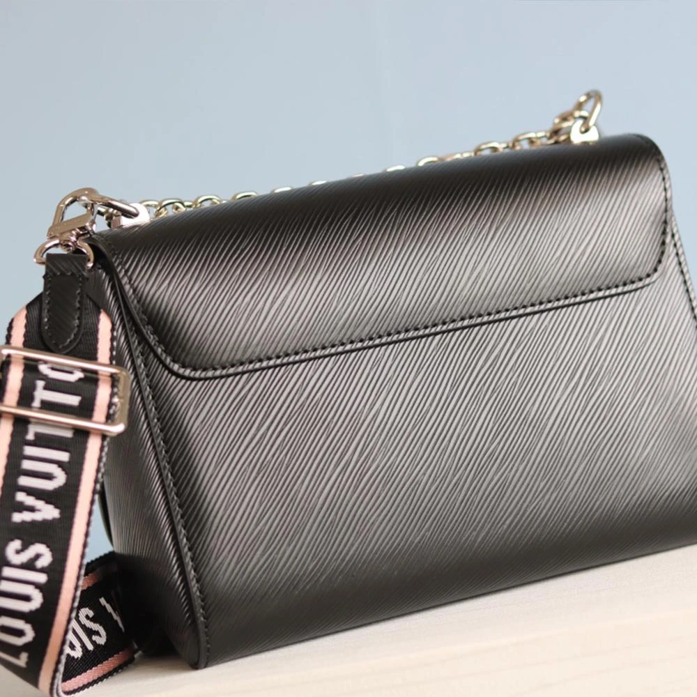 Louis Vuitton TWIST MM M56628 BLACK/WHITE/PINK 6 4-4