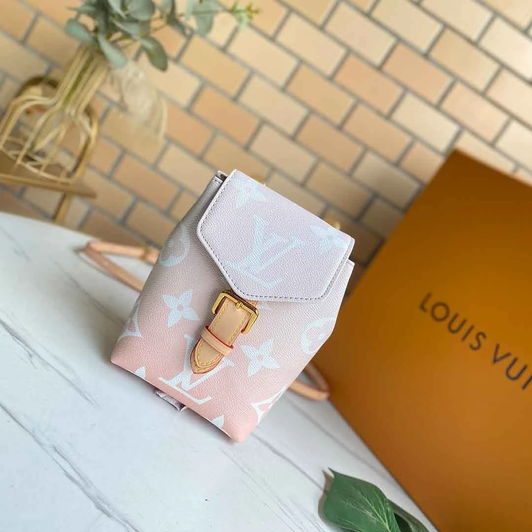 Louis Vuitton TINY BACKPACK M45764 PINK/BLUE 16 Louis Vuitton TINY BACKPACK M45764 PINK/BLUE