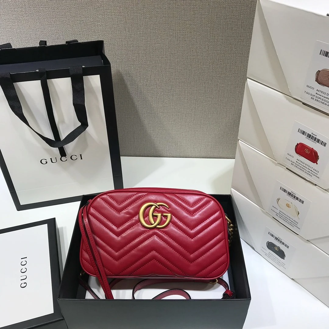 Gucci Marmont Small Matelasse Shoulder Bag 447632 3 s