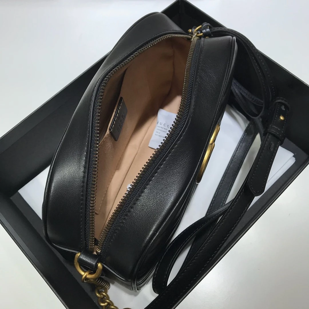 Gucci Marmont Small Matelasse Shoulder Bag 447632 2 s