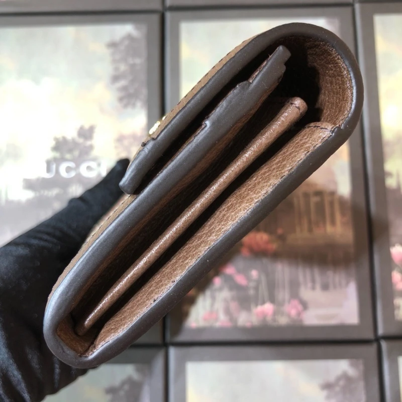 Gucci AAA-Ophidia continental wallet Beige 4 B