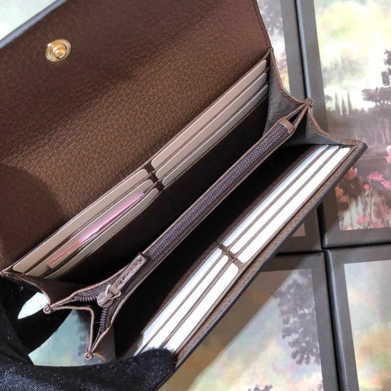 Gucci AAA-Ophidia continental wallet Beige 6 B