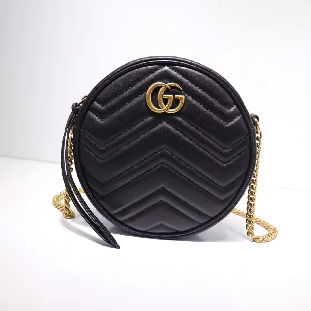 Gucci Marmont mini round shoulder bag 1 550154-1