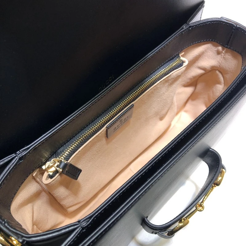 Gucci Horsebit 1955 python small shoulder bag 602204 BLACK 9 602204-2