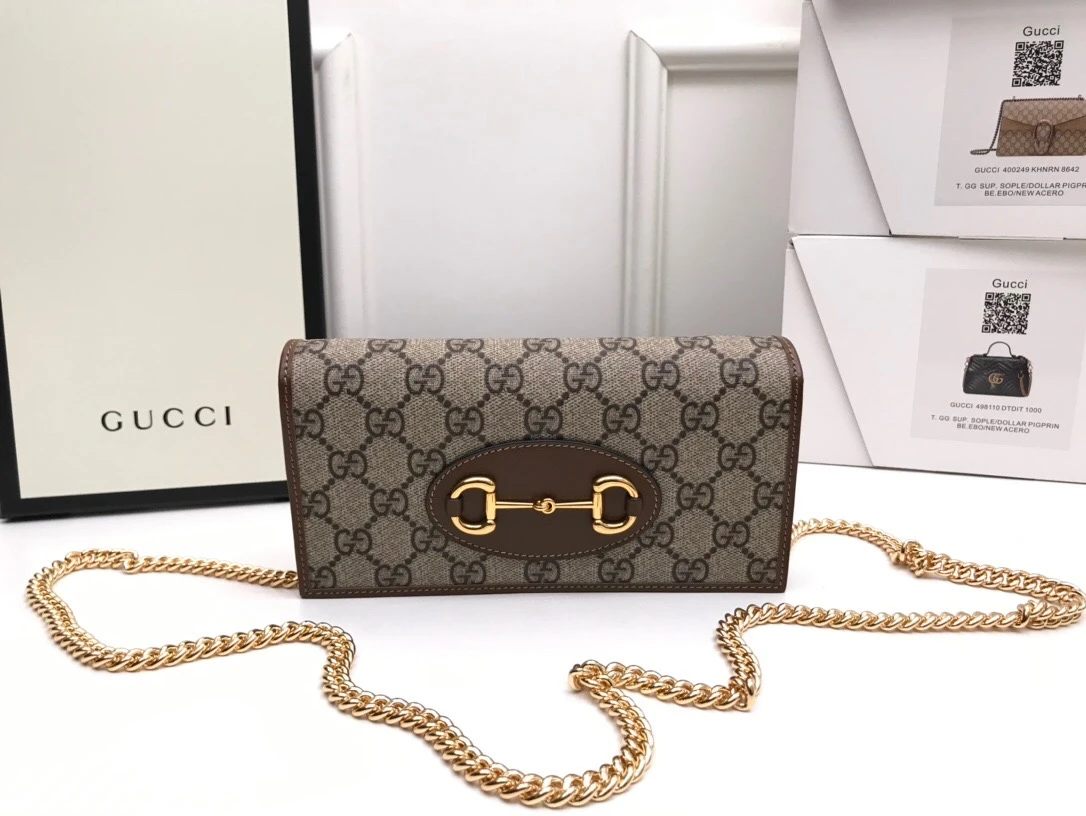 Gucci Horsebit 1955 wallet with chain 1 621892-5