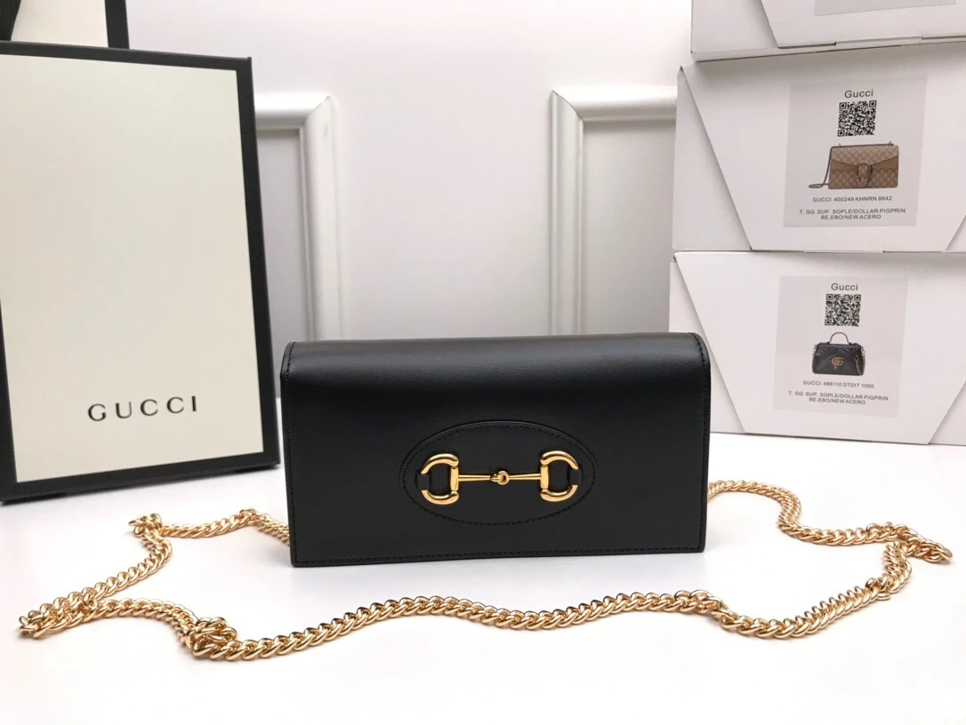 Gucci Horsebit 1955 wallet with chain 5 621892-8