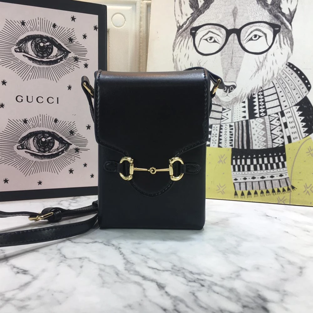 Gucci Horsebit 1955 mini bag 625615 BLK/RED/BROWN 1 625615-1-1