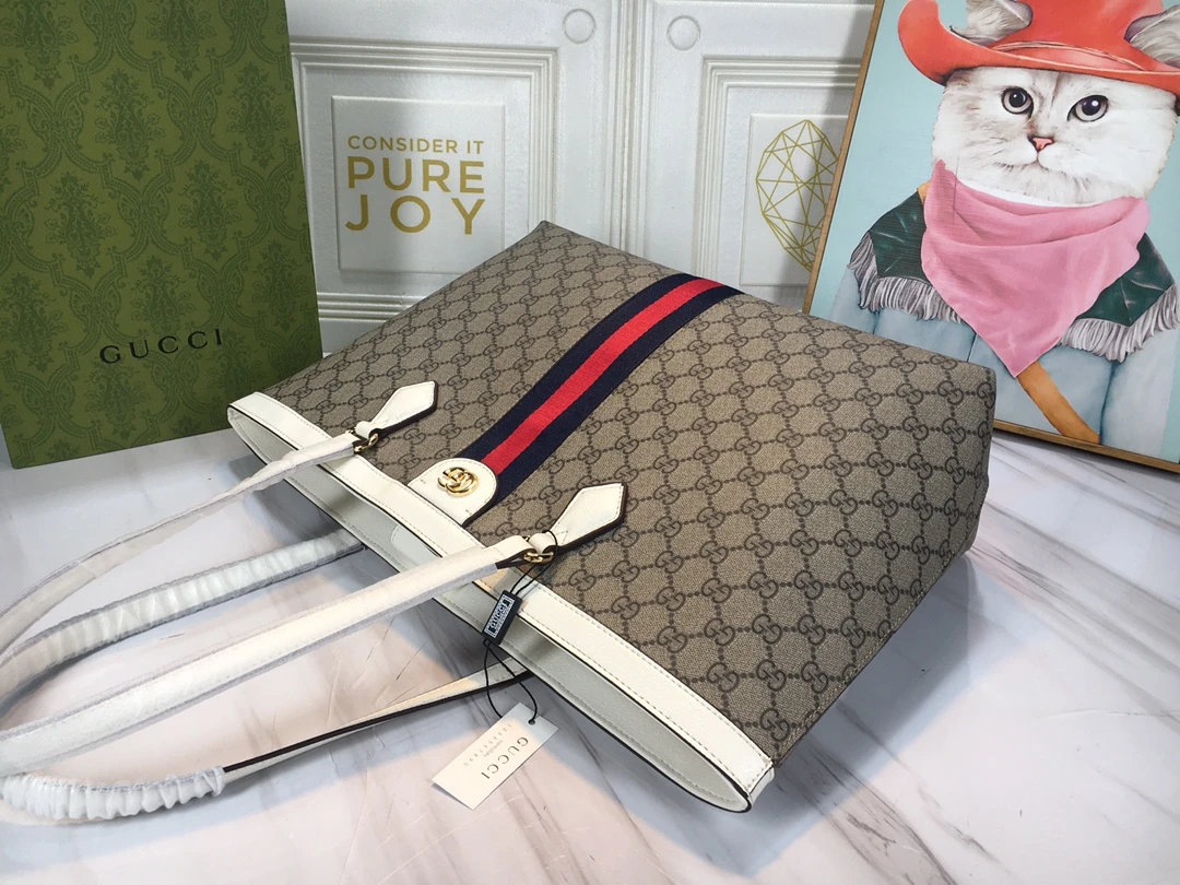 Gucci Ophidia medium tote with Web 5 W