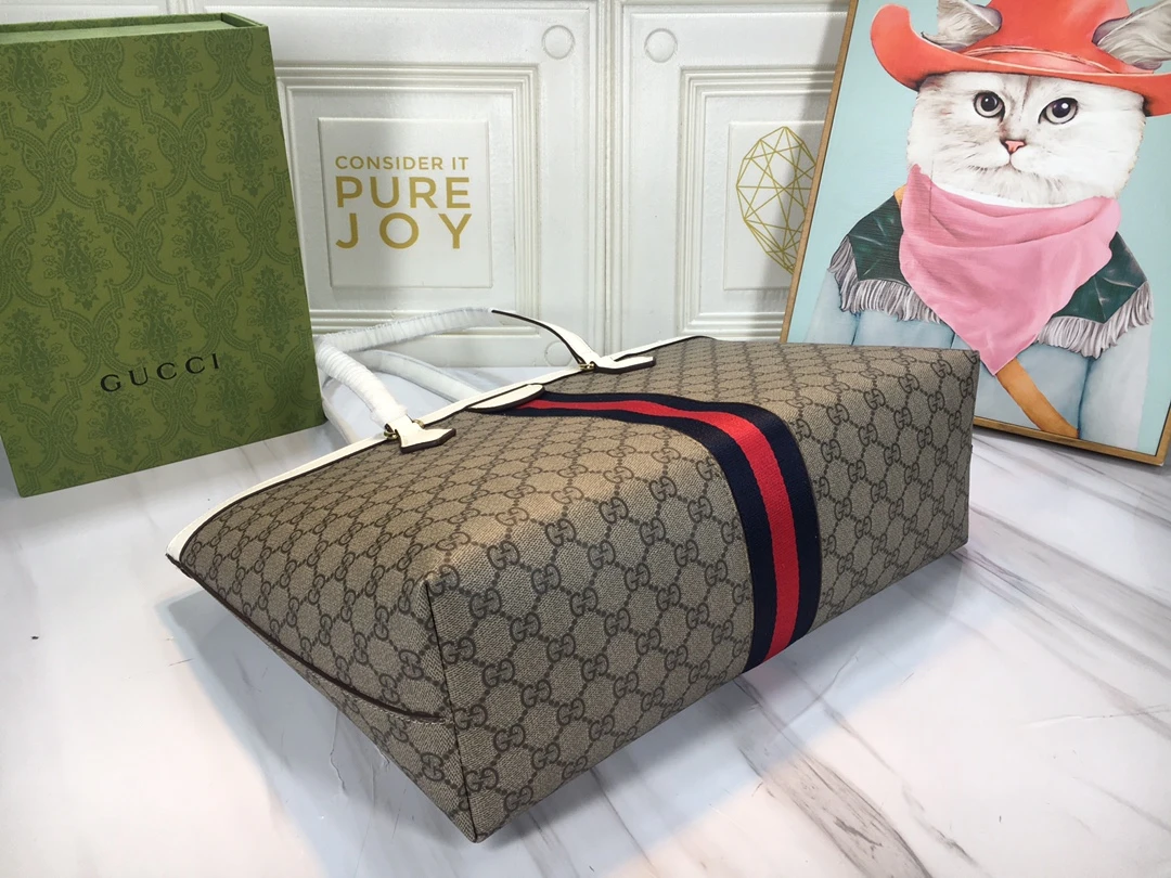 Gucci Ophidia medium tote with Web 6 W