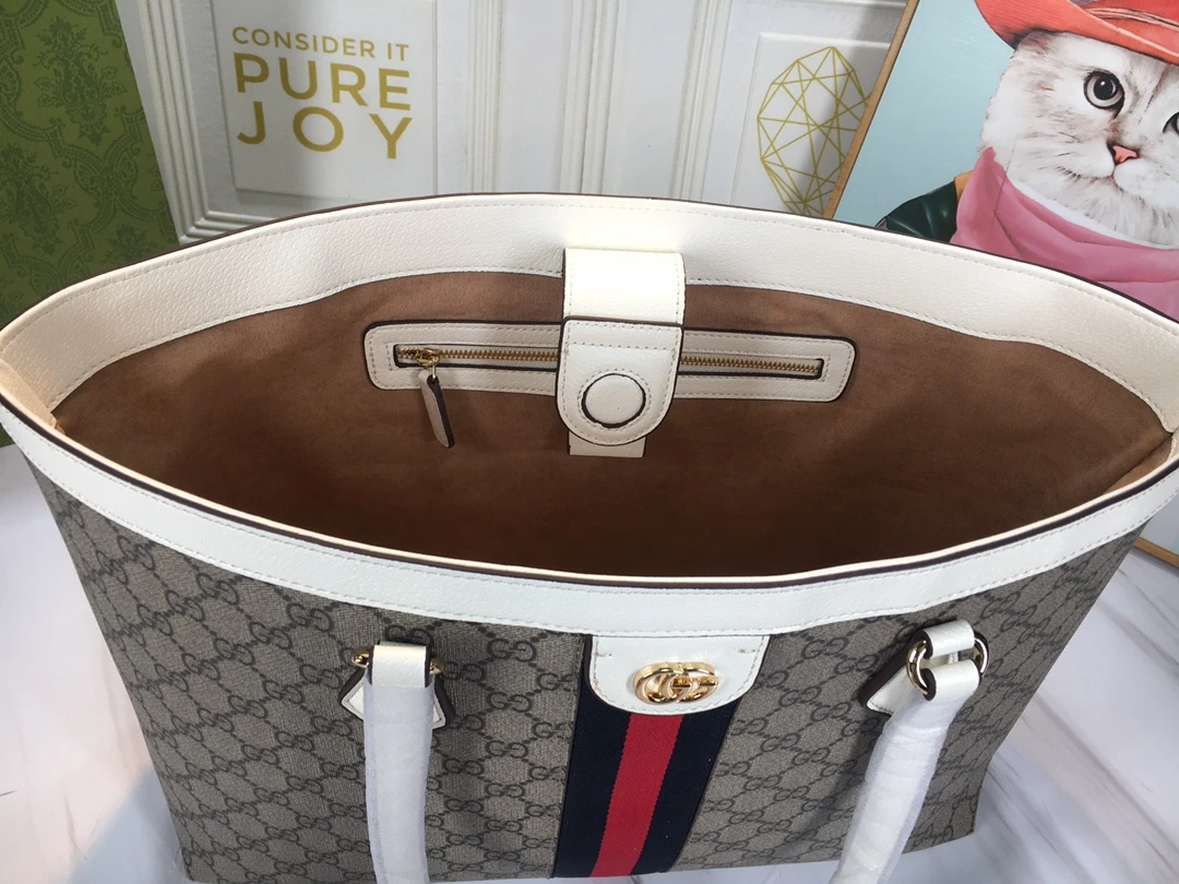 Gucci Ophidia medium tote with Web 8 W