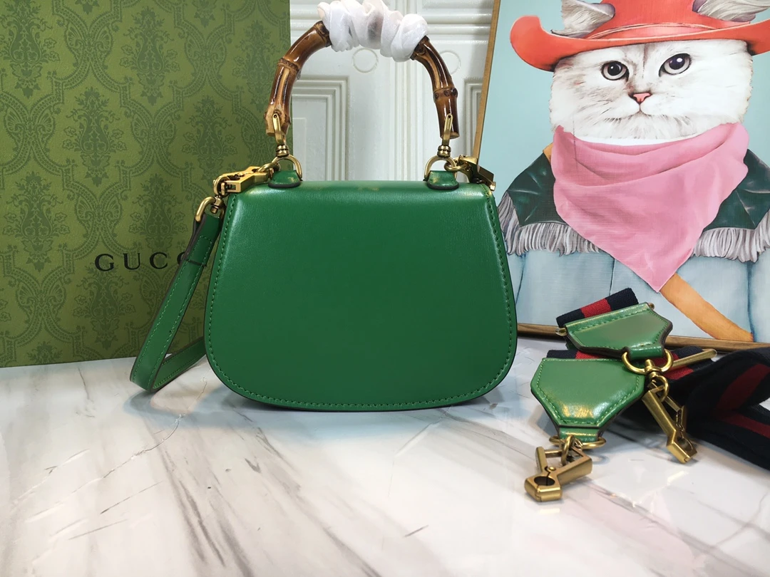 Gucci Double G Bamboo 1947 mini top handle bag 19 686864-18