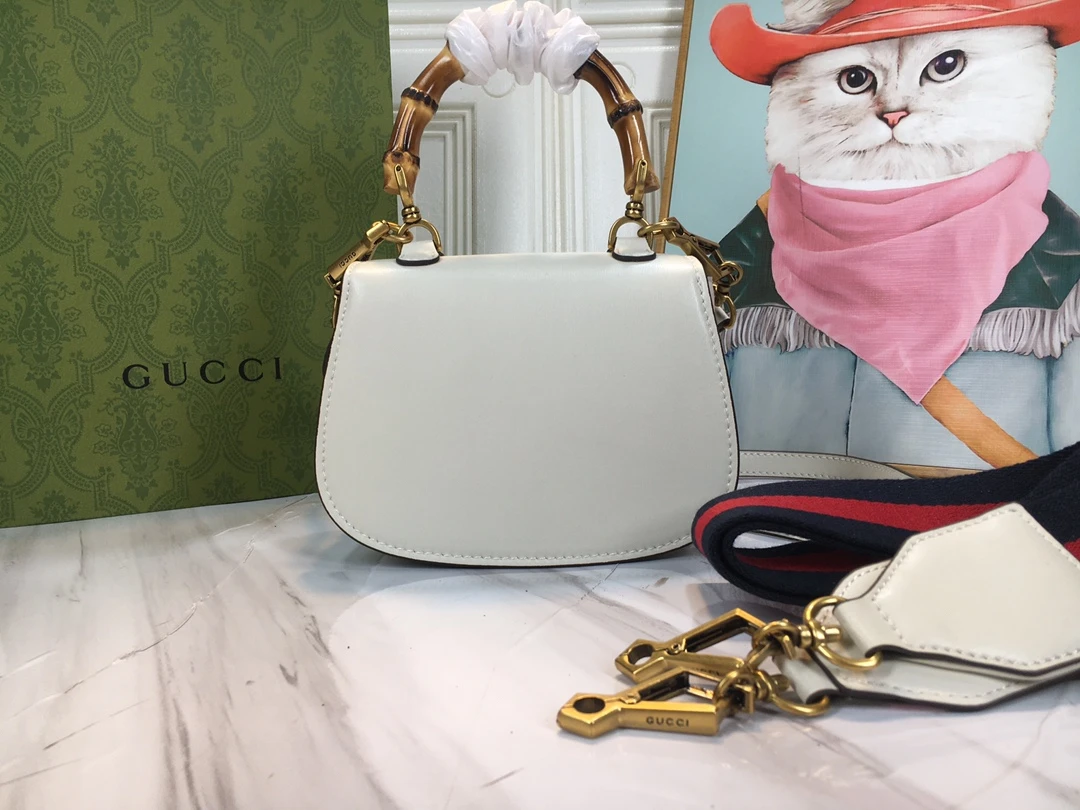Gucci Double G Bamboo 1947 mini top handle bag 4 686864-3