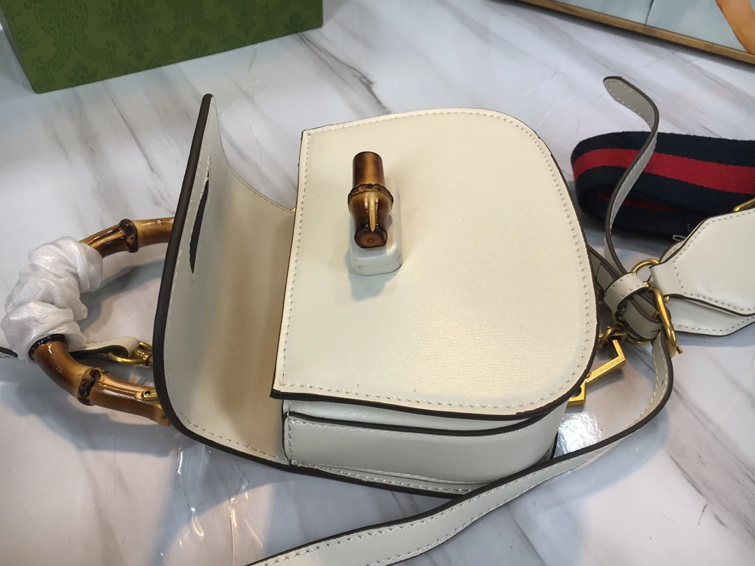 Gucci Double G Bamboo 1947 mini top handle bag 5 686864-4