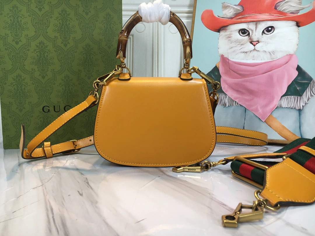 Gucci Double G Bamboo 1947 mini top handle bag 9 686864-8